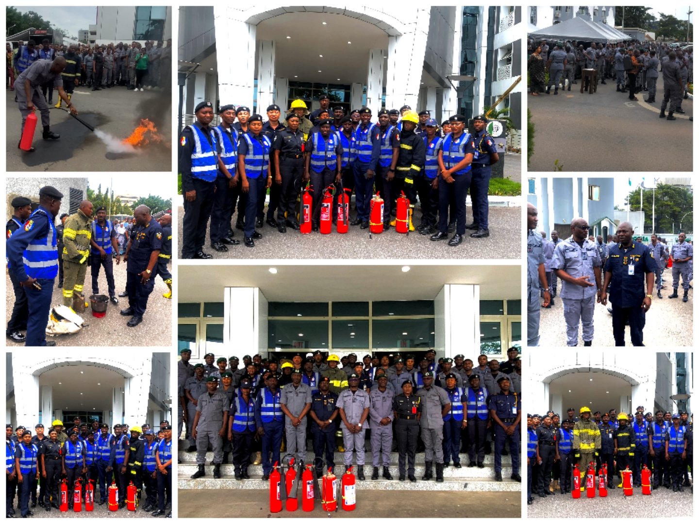 Federal Fire Service, Nigeria Customs Hold Successful Fire Drill at 11-Storey Headquarters